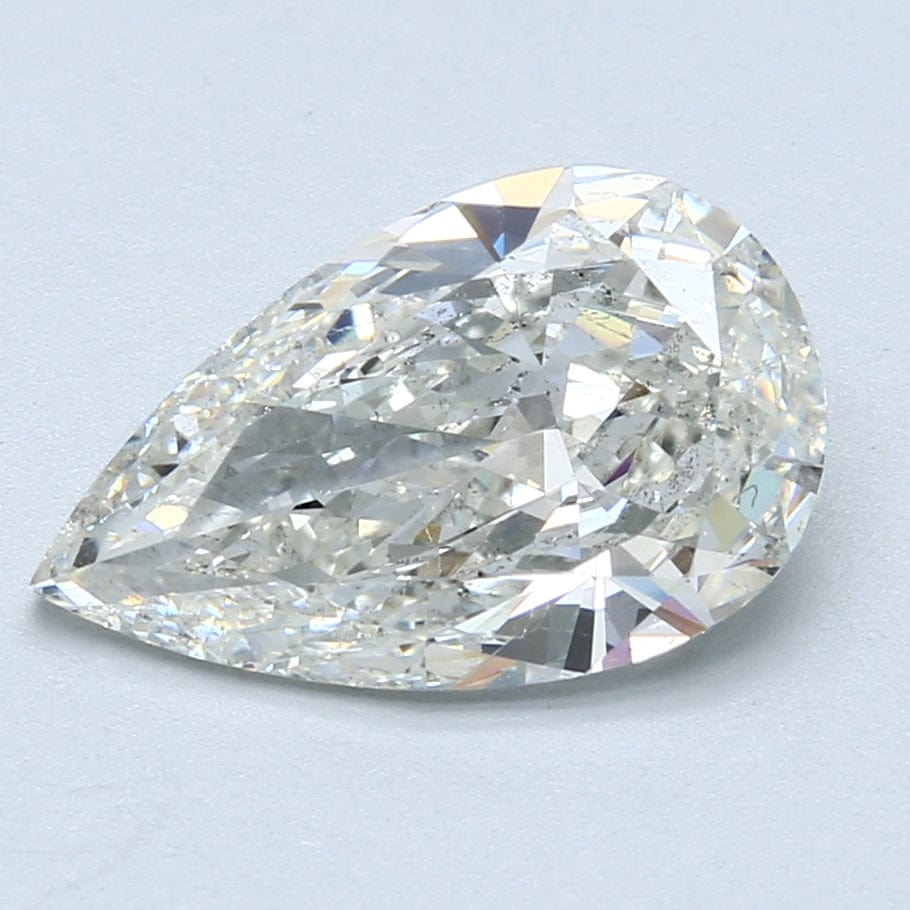 3.28 Carat I SI2 Pear Diamond