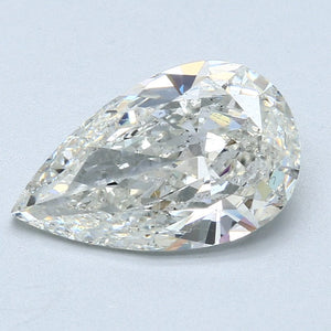 3.28 Carat I SI2 Pear Diamond