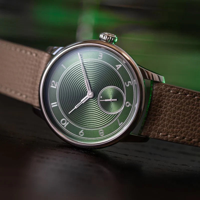 La Petite Seconde Metropolis Green Louis Erard x The Horophile