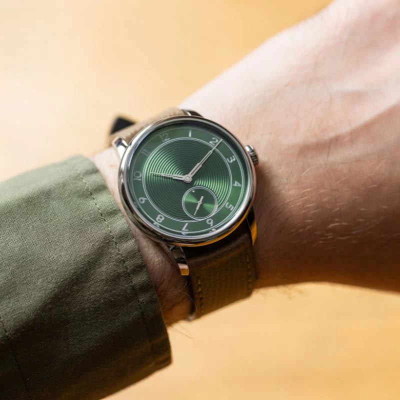 La Petite Seconde Metropolis Green Louis Erard x The Horophile