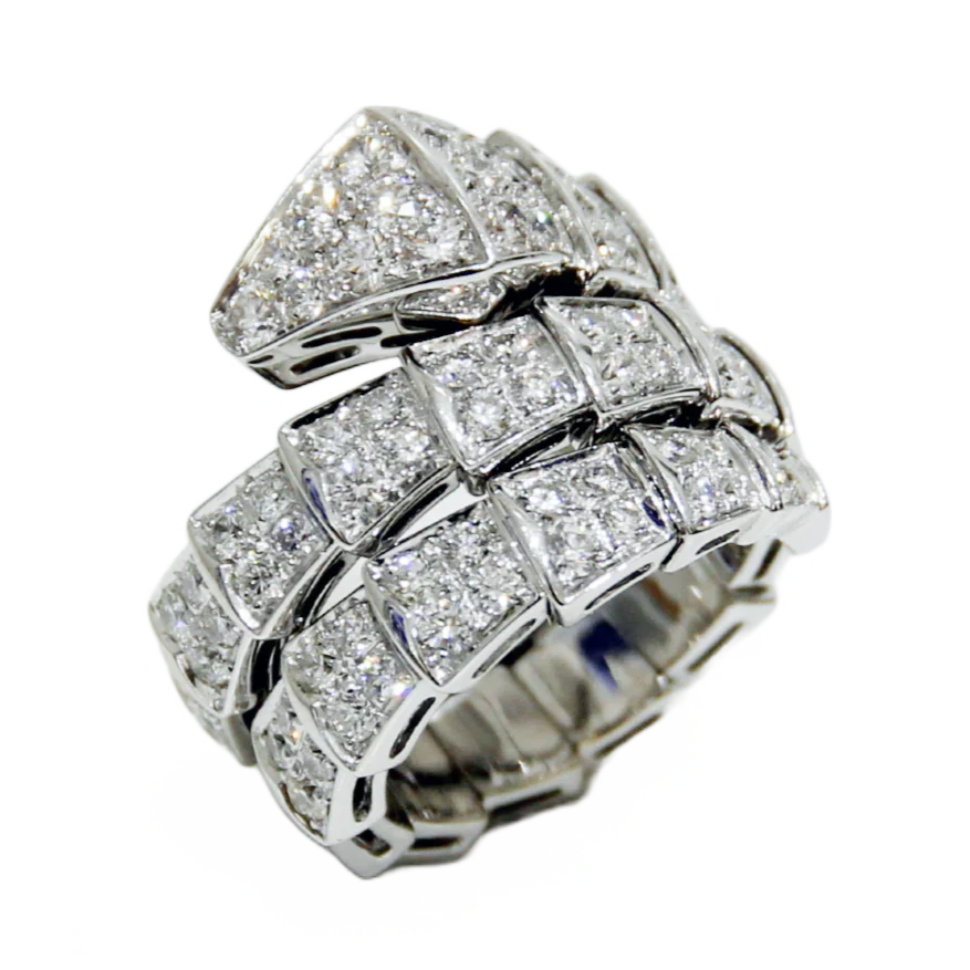 Bulgari Serpenti Viper Two-Coil Lady's Ring