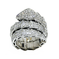 Bulgari Serpenti Viper Two-Coil Lady's Ring