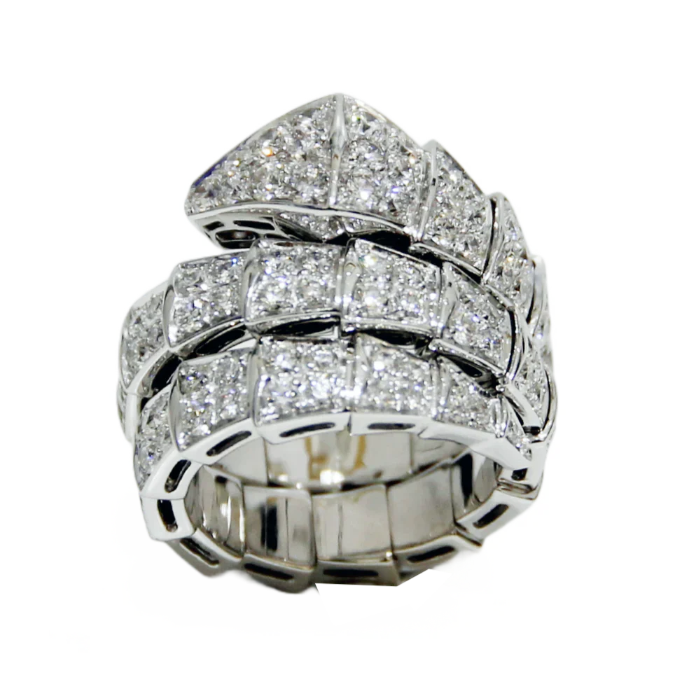 Bulgari Serpenti Viper Two-Coil Lady's Ring