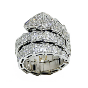 Bulgari Serpenti Viper Two-Coil Lady's Ring
