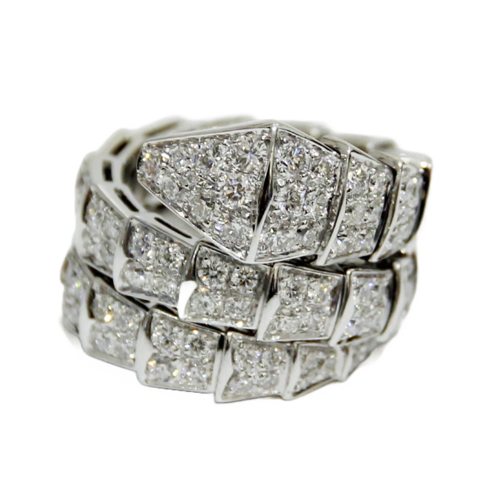 Bulgari Serpenti Viper Two-Coil Lady's Ring