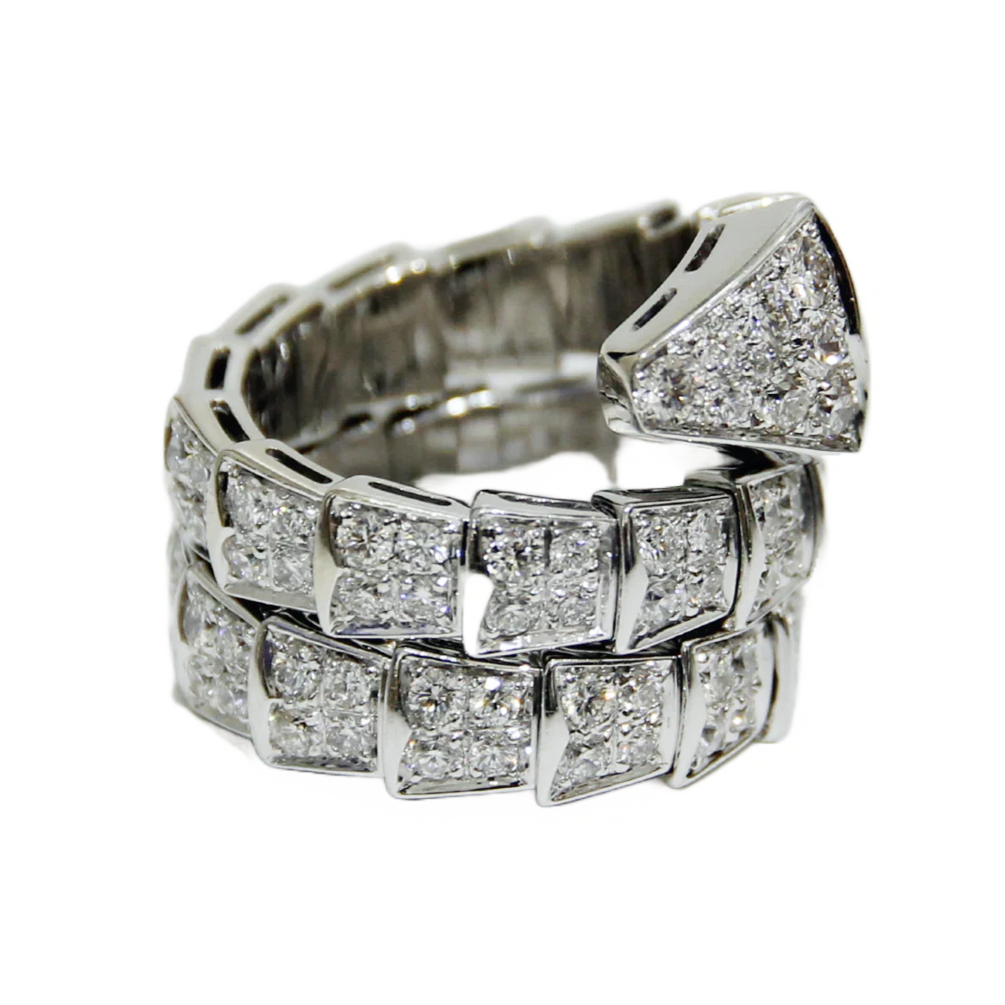 Bulgari Serpenti Viper Two-Coil Lady's Ring