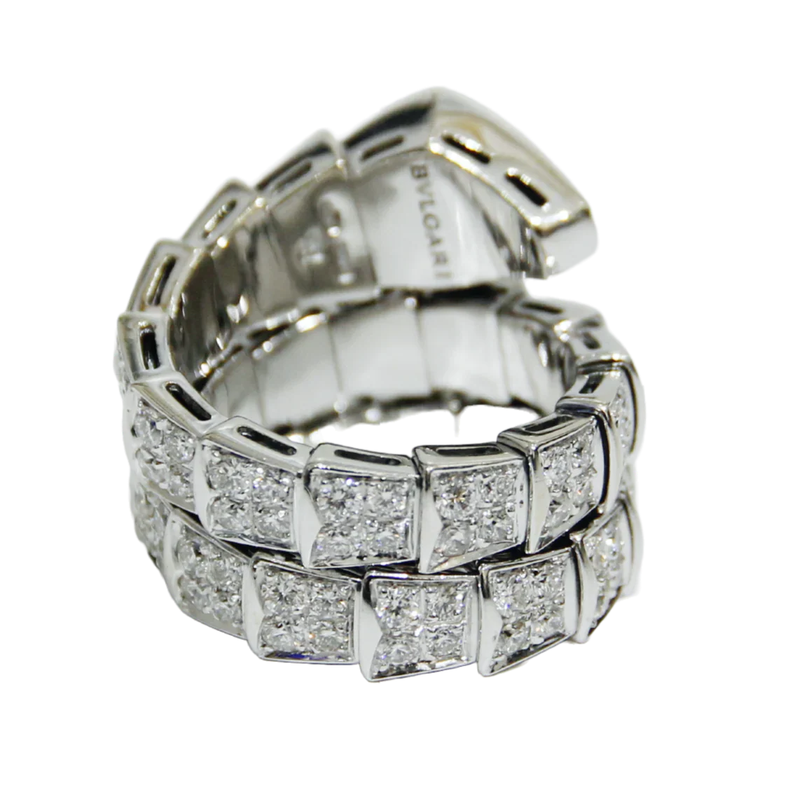 Bulgari Serpenti Viper Two-Coil Lady's Ring