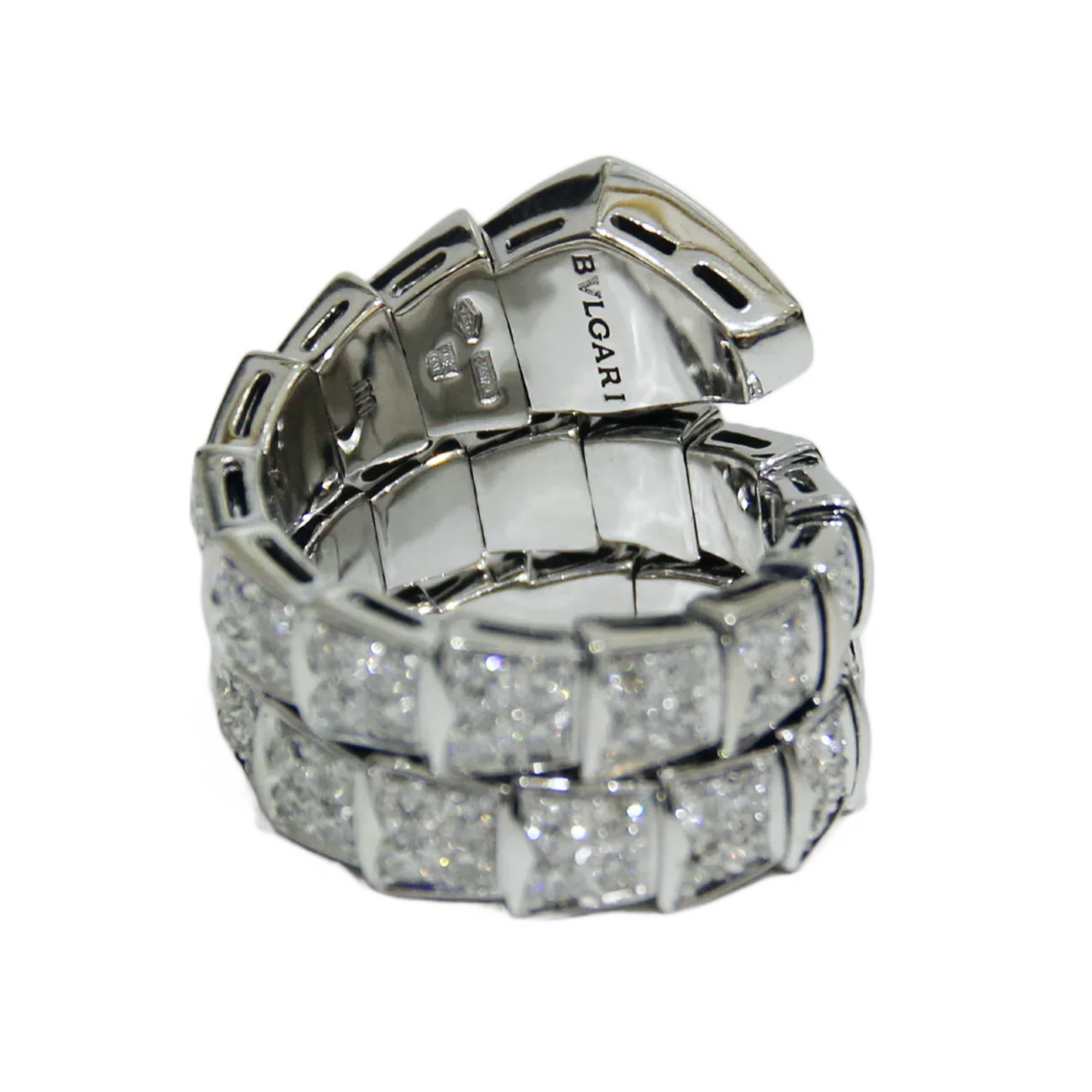 Bulgari Serpenti Viper Two-Coil Lady's Ring