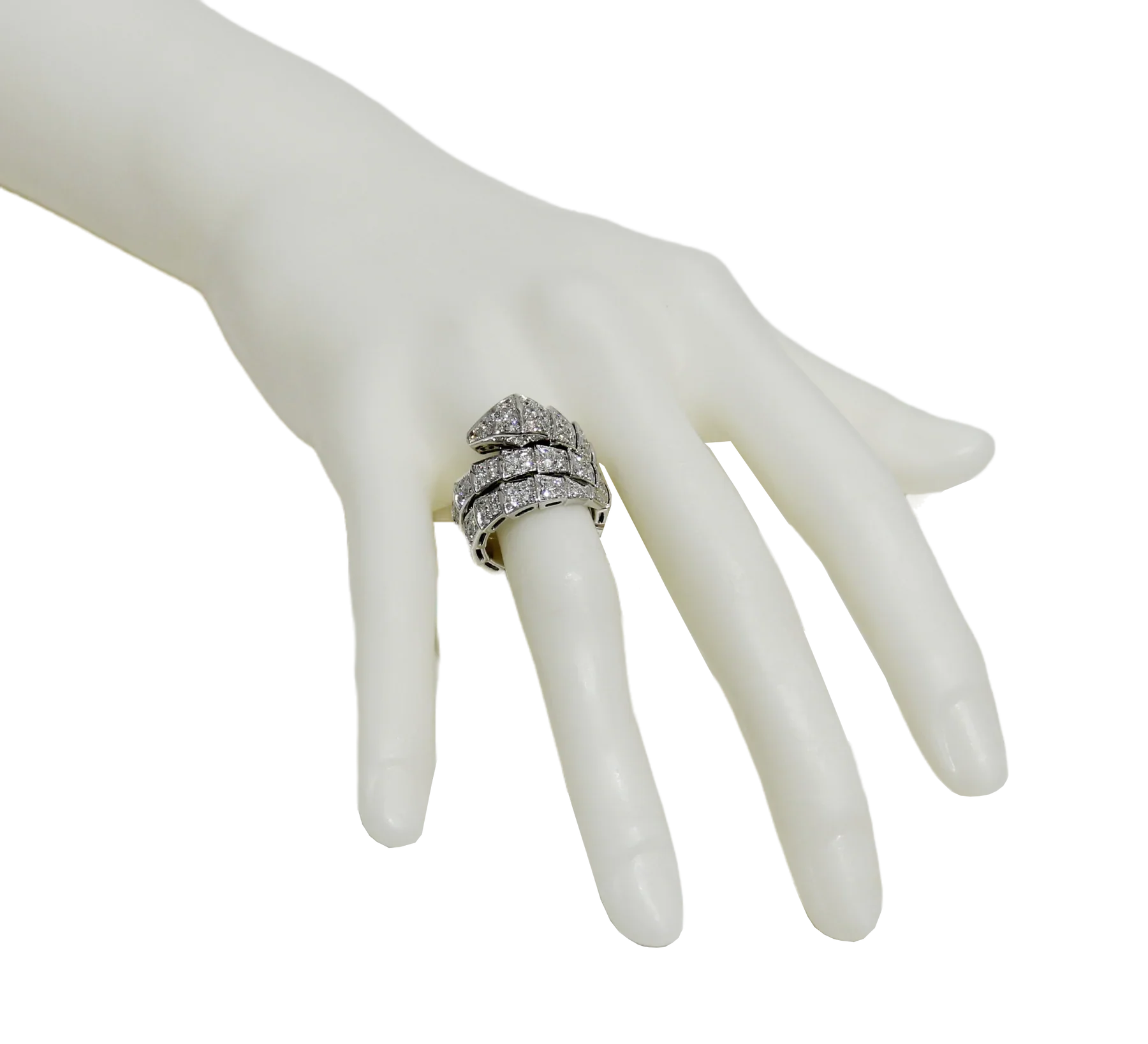 Bulgari Serpenti Viper Two-Coil Lady's Ring