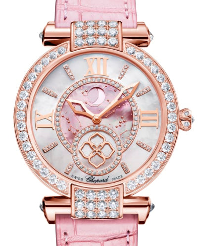 Chopard Imperiale Moonphase Ethical 18K Rose Gold & Diamonds Ladies Watch
