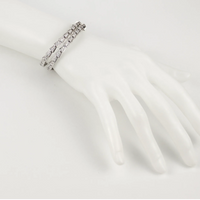 Bulgari Serpenti Viper two-coil 18K White Gold Diamond Lady's Bracelet