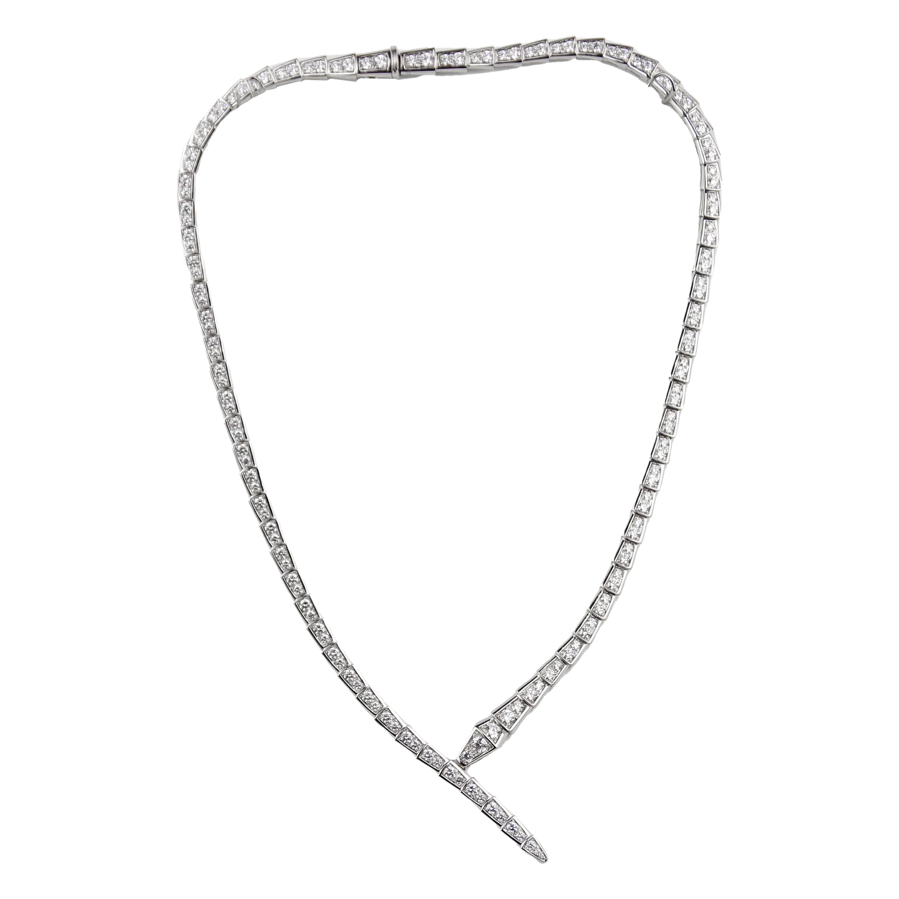 Bulgari Serpenti 5.39ctw Diamond Lady's Necklace