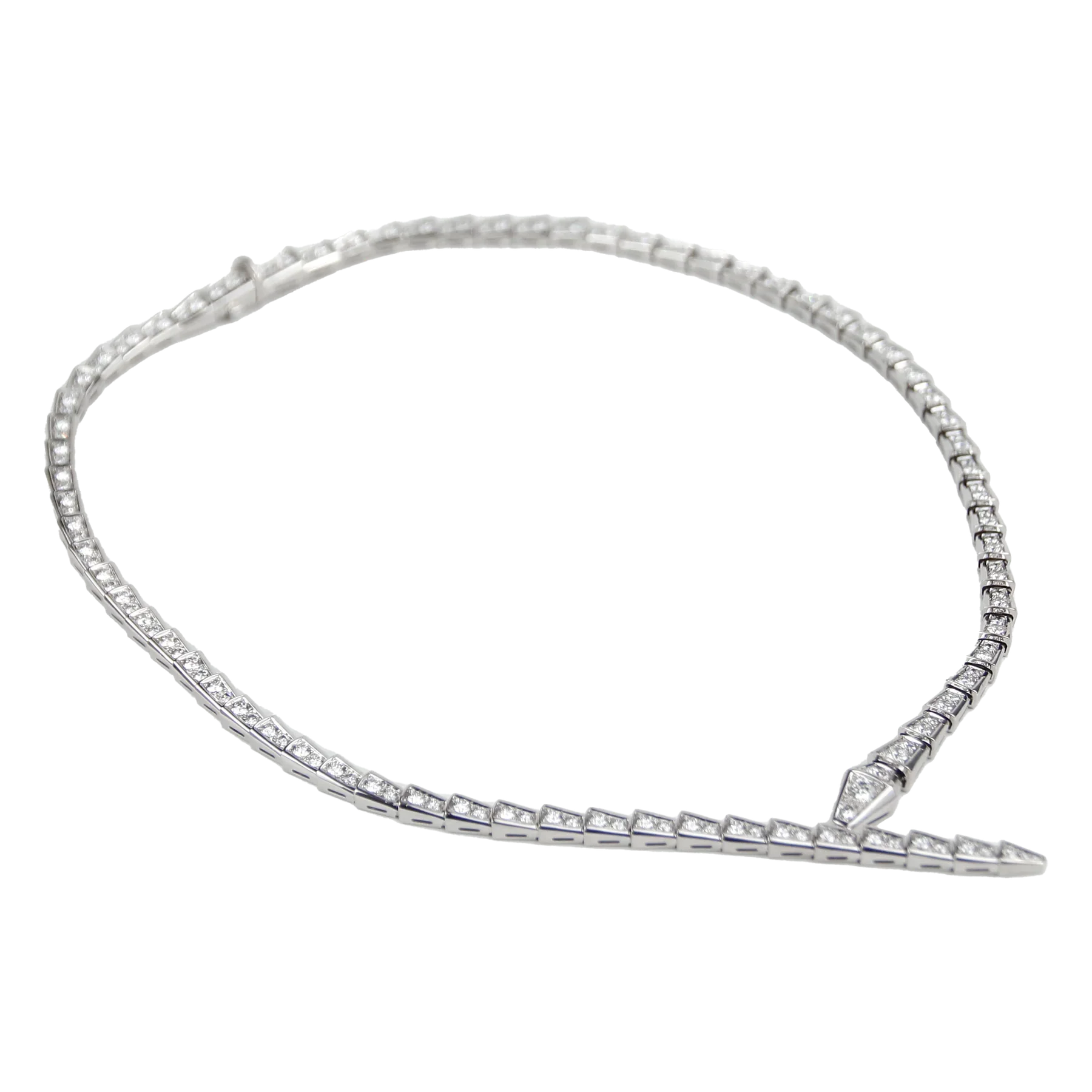 Bulgari Serpenti 5.39ctw Diamond Lady's Necklace