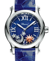 Chopard Happy Sport Sun, Moon and Stars Stainless steel Ladies Watch
