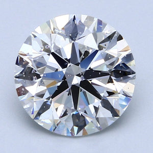 3.74 Carat D SI2 Round Diamond