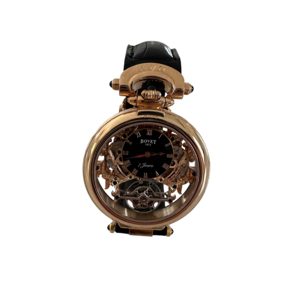 Bovet Fleurier Grandes Complications Skeleton 18K Rose Gold Men's Watch