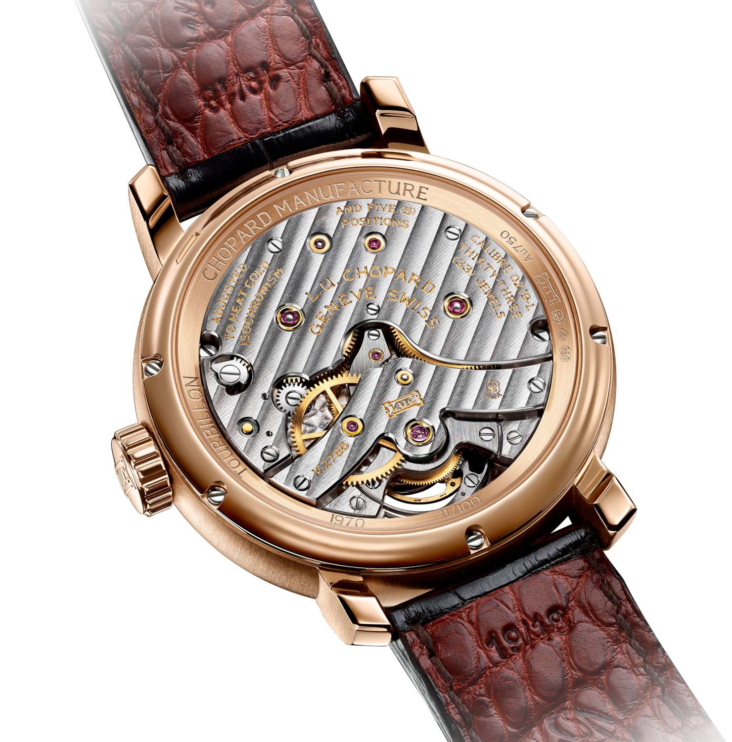 Chopard L.U.C 1963 Tourbillon 18K Rose Gold Men's Watch