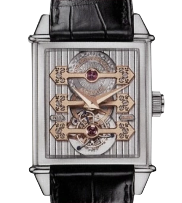 Girard Perregaux Bridges Vintage 1945 Tourbillon Platinum Men's Watch