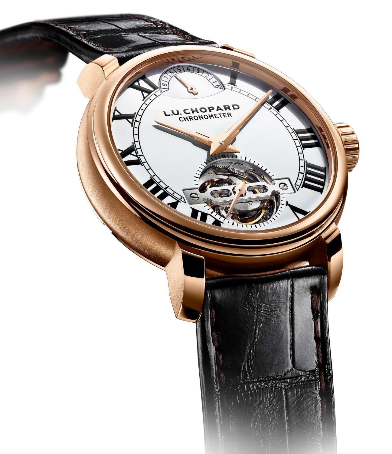 Chopard L.U.C 1963 Tourbillon 18K Rose Gold Men's Watch