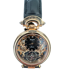 Bovet Fleurier Grandes Complications Skeleton 18K Rose Gold Men's Watch