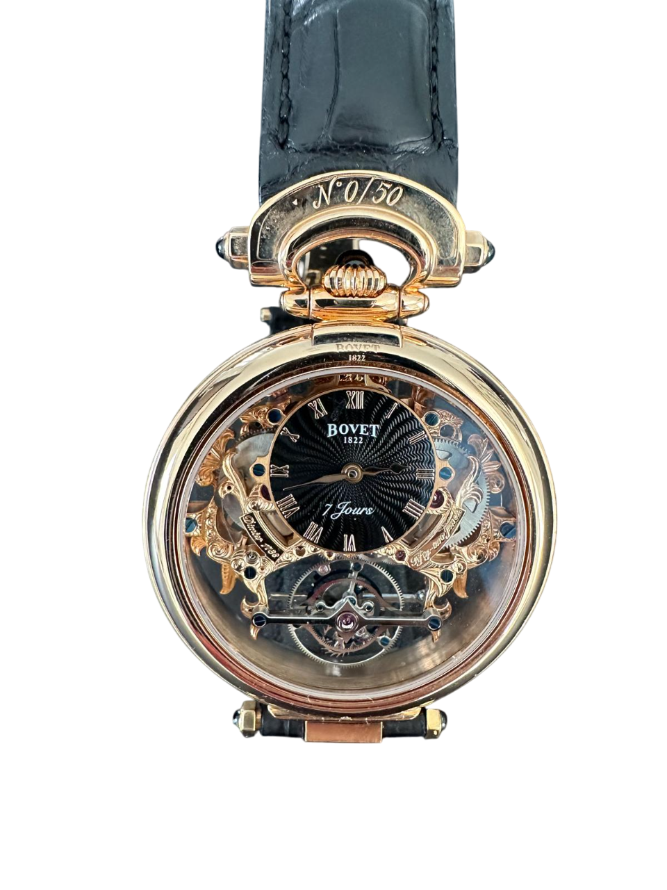 Bovet Fleurier Grandes Complications Skeleton 18K Rose Gold Men's Watch