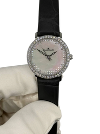 Blancpain Villeret Ultraplate Stainless Steel & Diamonds Lady's Watch