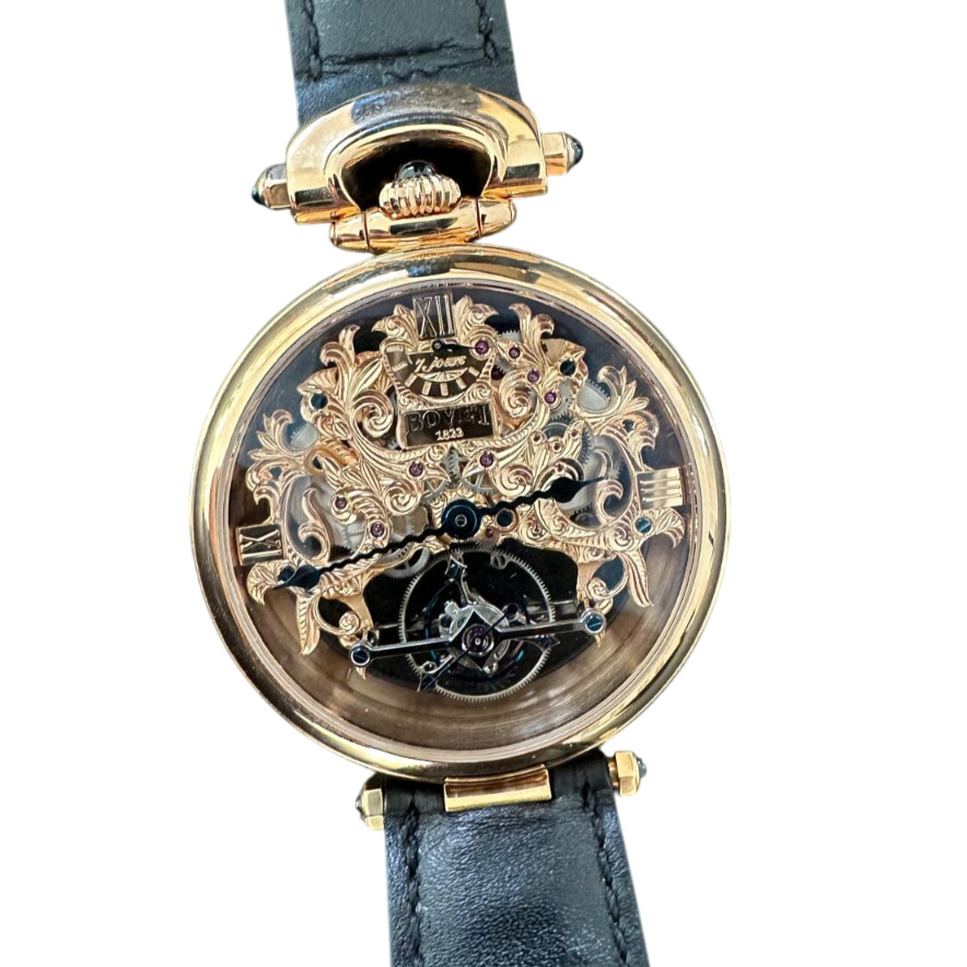 Bovet Fleurier Grandes Complications Skeleton 18K Rose Gold Men's Watch