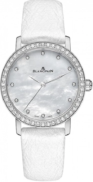 Blancpain Villeret Ultraplate Stainless Steel & Diamonds Lady's Watch