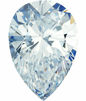 3x2 mm SI1 GHI Pear Diamond