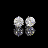 4.1 Carat Lab Grown Diamond Stud Earrings