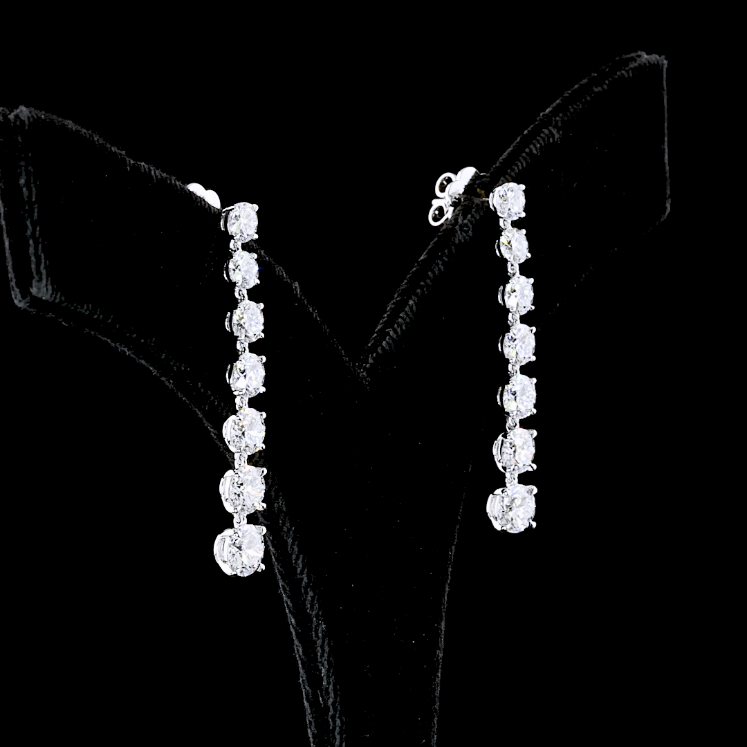 4.6 Carat Lab Grown Diamond Earrings