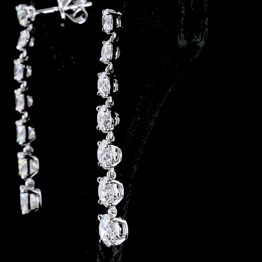 4.6 Carat Lab Grown Diamond Earrings