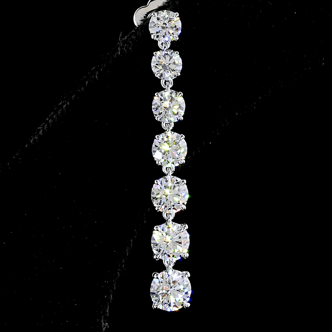 4.6 Carat Lab Grown Diamond Earrings