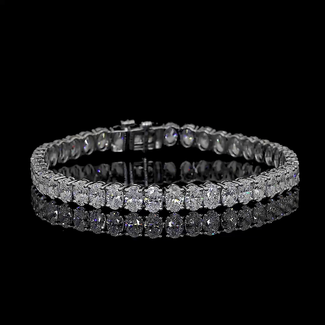 4.9 Carat Lab Grown Diamond Bracelet