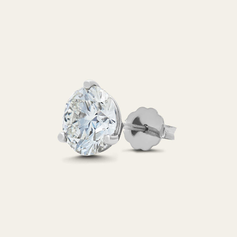 4 Carat Diamond Stud Earrings