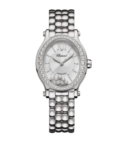 Chopard Happy Sport Oval Stainless Steel & Diamonds Ladies Watch