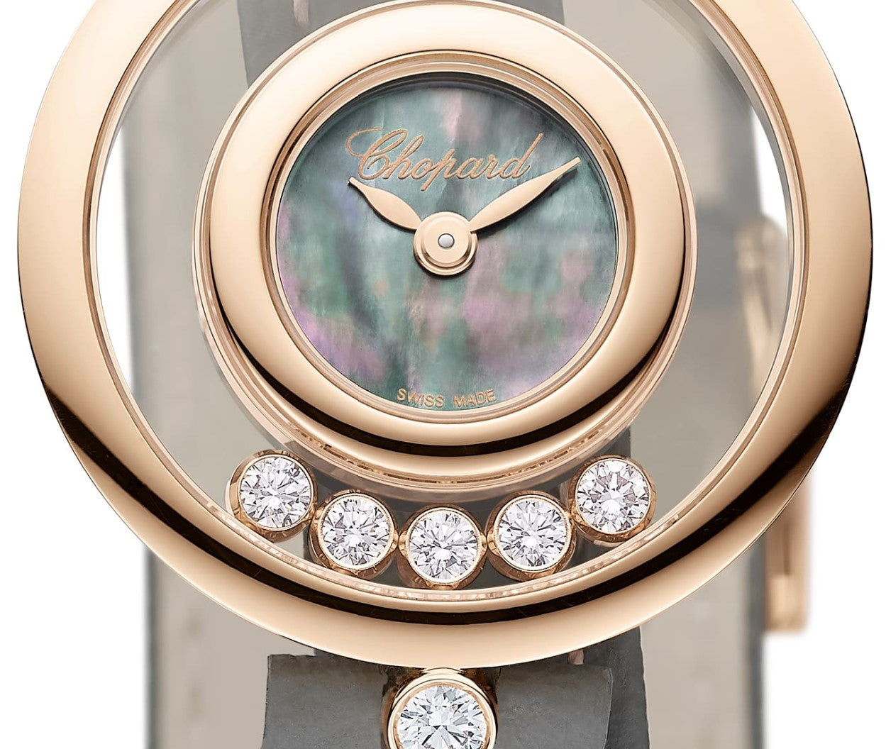 Chopard Happy Diamonds Icons 18K Rose Gold & Diamonds Ladies Watch