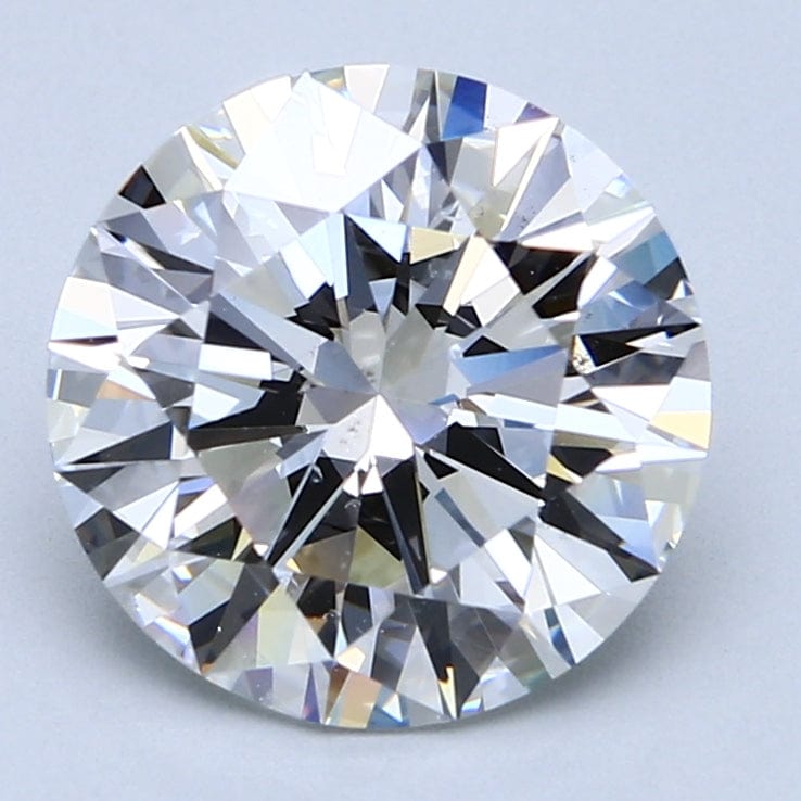 4.02 Carat F SI1 Round Diamond
