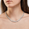 41 Carat Oval Diamond Tennis Necklace