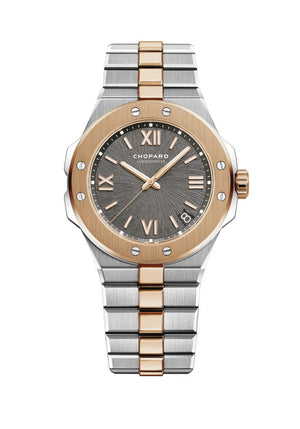 Chopard Alpine Eagle Large Stainless steel & 18K Rose Gold Man's Watch