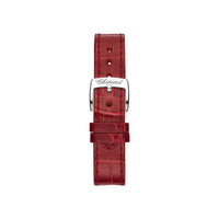 Chopard Happy Sport Stainlees steel and18K Rose Gold & Diamonds and RUBIES Ladies Watch