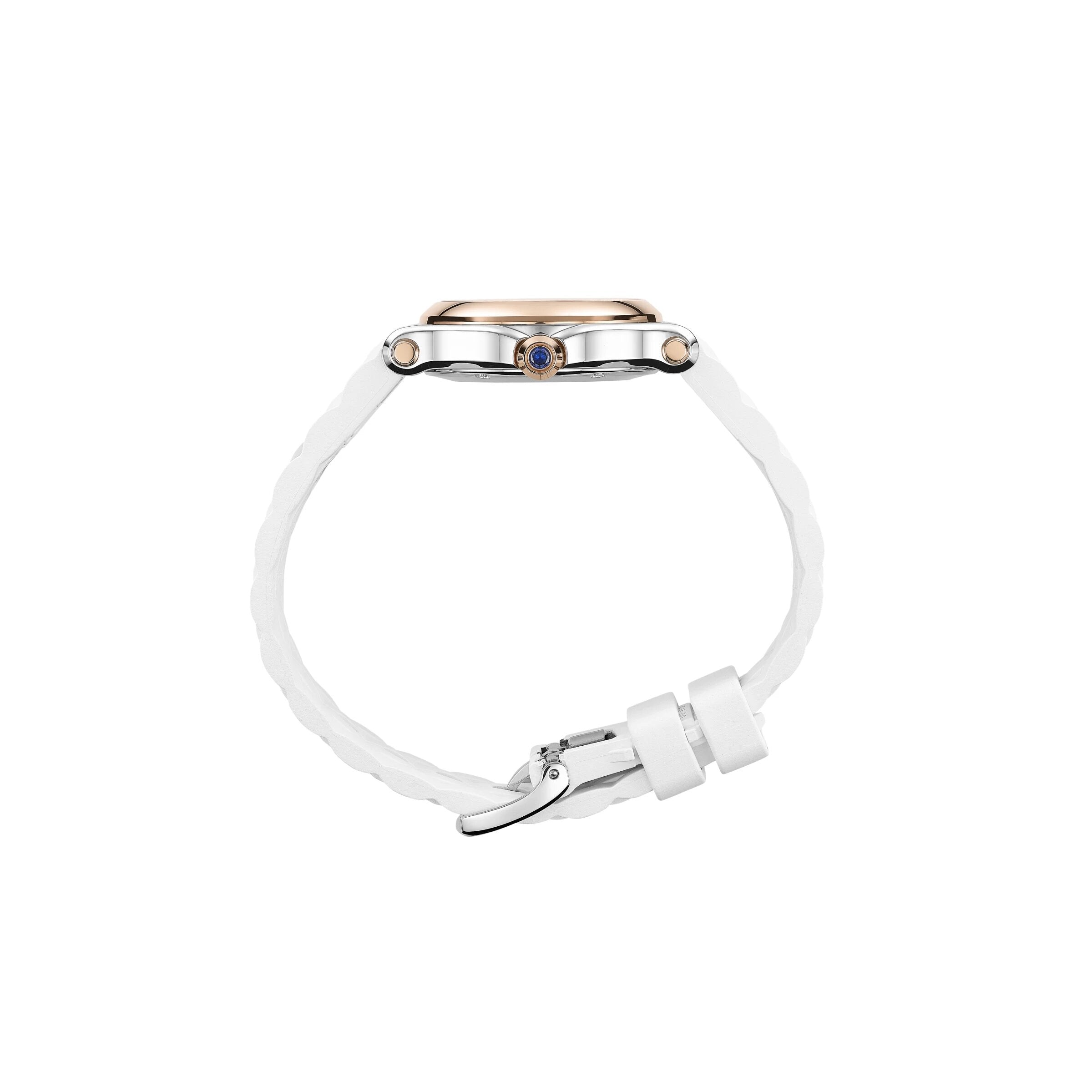 Chopard Happy Sport Stainless Steel and Ethical Rose Gold & Diamonds Ladies Watch
