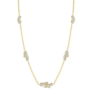18k Yellow Gold Stardust Necklace