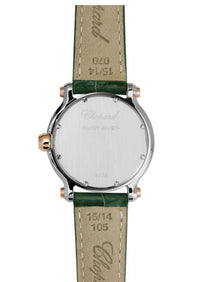 Chopard Happy Sport Stainlees steel and18K Rose Gold & Diamonds Ladies Watch