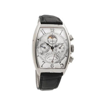 Franck Muller Cintree Curvex Perpetual Calendar 18K White Gold Men's Watch