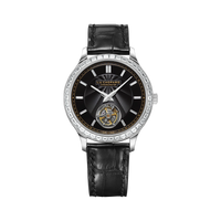 Chopard L.U.C Flying T Twin Tourbillon Platinum & Diamonds Men's Watch