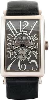 Franck Muller Long Island 18K White Gold Men's Watch