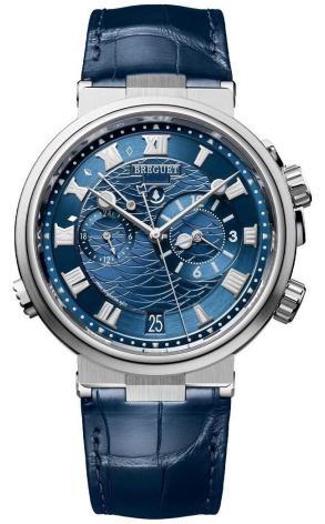 Breguet Marine Marine Alarme Musicale 18K White Gold Men's Watch