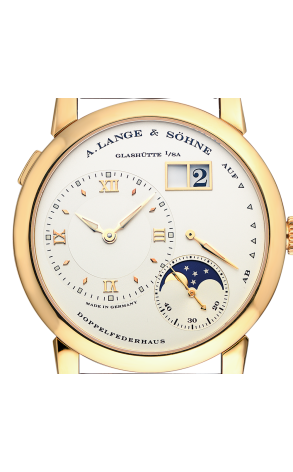 A Lange & Sohne Lange 1 Moonphase 18K Yellow Gold Men's Watch