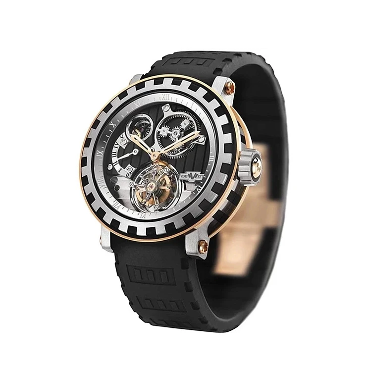 DeWitt Academie Tourbillon Differentiel Titanium & Carbon & 18K Rose Gold Men's Watch